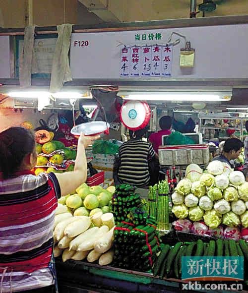 廣州菜價連漲14天創(chuàng)十年最高紀(jì)錄 本周將回落