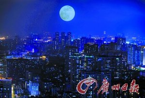 羊城中秋賞月地圖 山頂江邊湖上逐個(gè)數(shù)