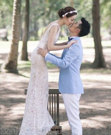 陳赫普吉島大婚黑白搞笑多款婚紗照曝光