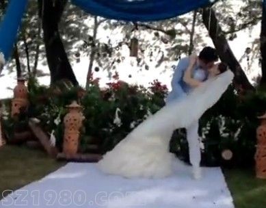 陳赫普吉島大婚黑白搞笑多款婚紗照曝光