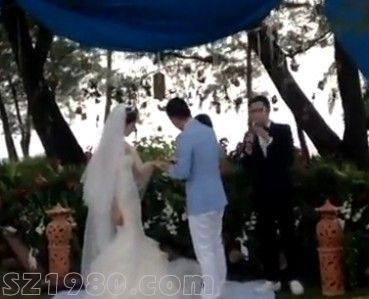 陳赫普吉島大婚黑白搞笑多款婚紗照曝光