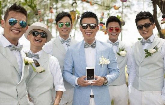 陳赫普吉島大婚黑白搞笑多款婚紗照曝光