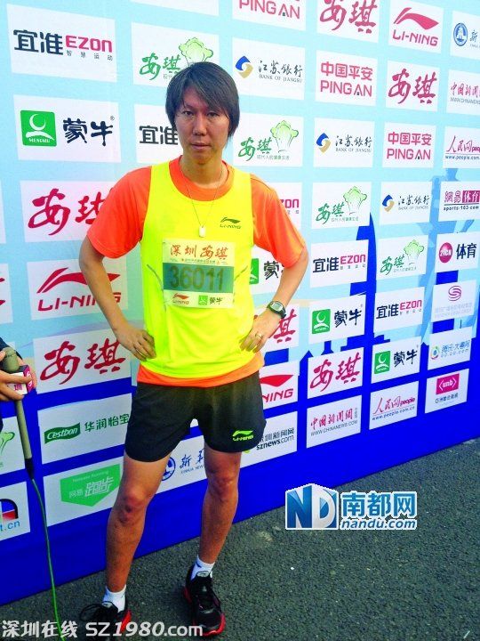 馬拉松國(guó)內(nèi)選手第一名來(lái)自深圳