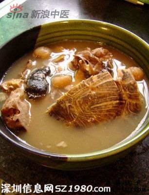 貝母甲魚(yú)蒸