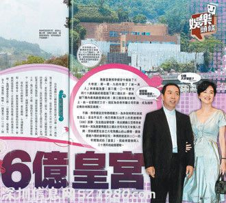 老公為林青霞蓋宮殿(資料圖)