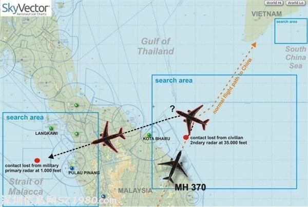 美國(guó)如何追查馬航MH370航班？