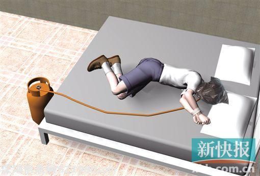 廣州男子頭罩膠袋煤氣打開離奇死于無名旅館