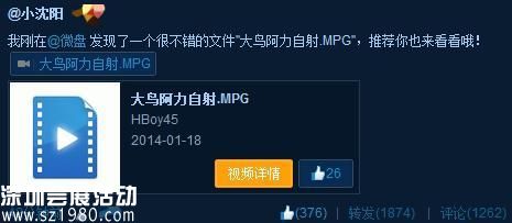 小沈陽微博分享不雅視頻 沈春陽求情：交友不慎