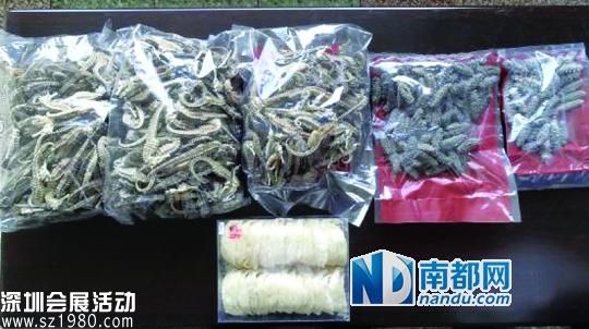 土豪一次攜帶12公斤干海參江門入境被查 