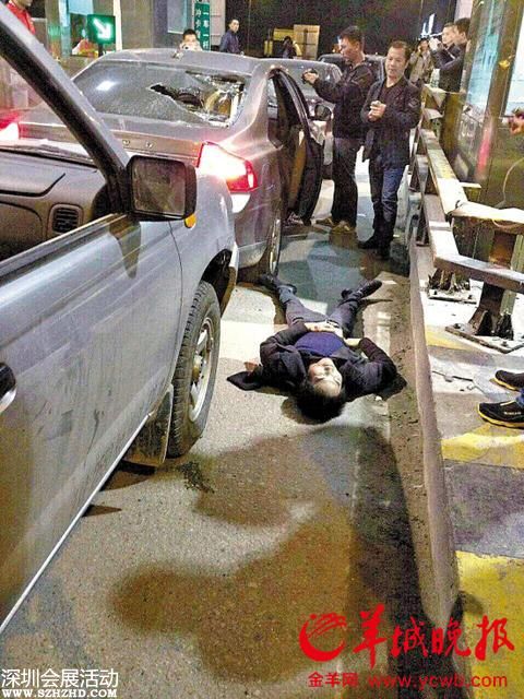汕尾陸豐毒梟拒捕 駕車沖卡撞傷七警(圖)