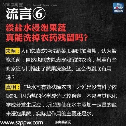 網傳近期常見8大謠言 你應該看看