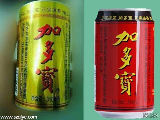 紅罐加多寶換裝土豪金