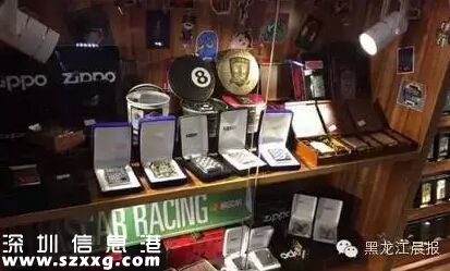 張磊在烏魯木齊的打火機專營店