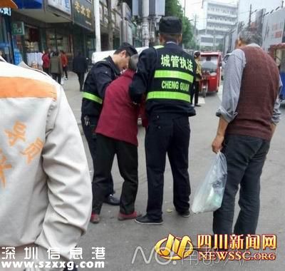 扶起老人后，在老人林家居的幫助下，太婆被安全送回家中。