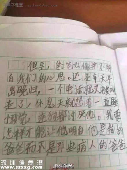 醫(yī)生兒子的作文：連狗都討厭爸爸