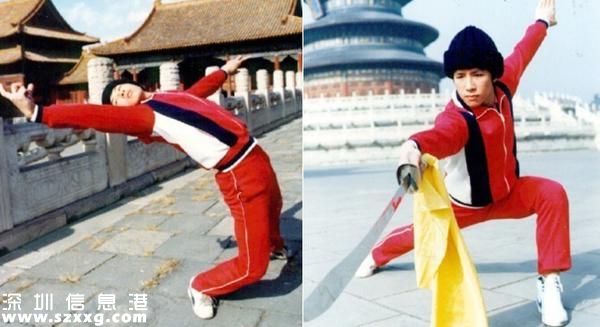 甄子丹曬練功照