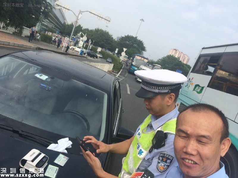深圳(www.hnyueyi.com.cn)：開罰首日3輛公交2輛出租未交替通行被罰300