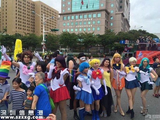 臺北舉行第13屆臺灣同性戀游行 大陸2000人參加
