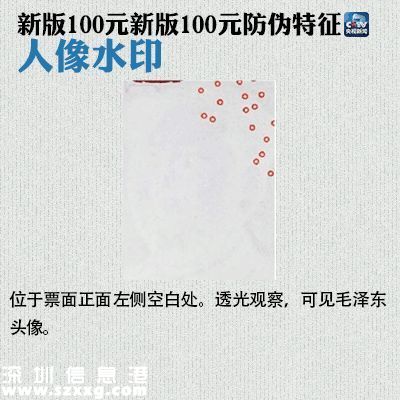 今起新版100元正式流通 快速識別新版人民幣