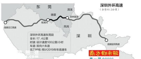 深圳(www.hnyueyi.com.cn)外環(huán)東莞段開工。