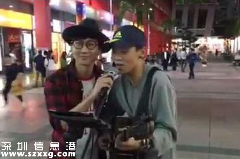 林俊杰街頭合唱