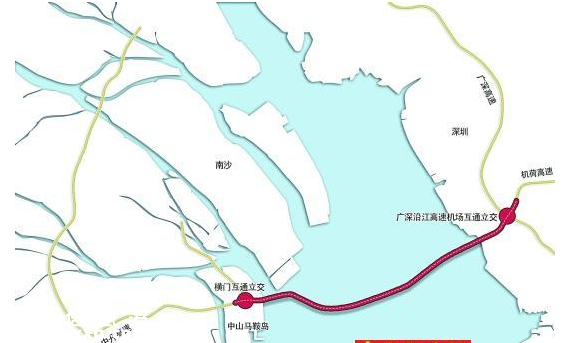 深中通道主體工程后年動(dòng)工 預(yù)計(jì)2023年通車(chē)