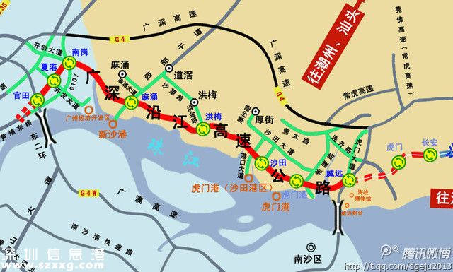 沿江高速未來(lái)與6條高速相交 10個(gè)互通立交已建成通車