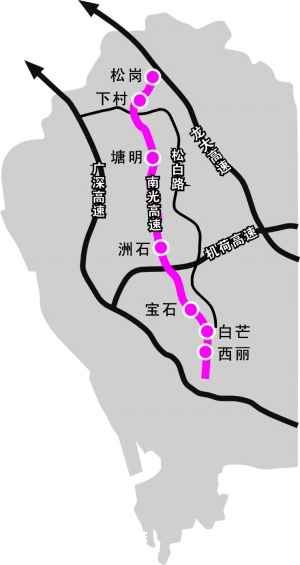 南光高速公路地圖指引