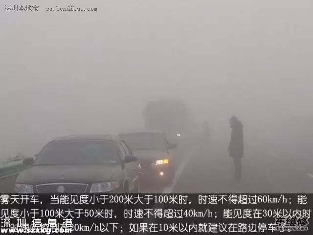沈海高速多車相撞因團霧 霧天行車注意事項牢記