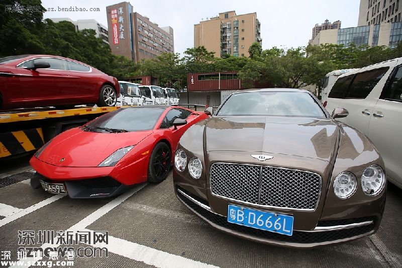 深圳(www.hnyueyi.com.cn)21輛套牌豪車 市值2300余萬元