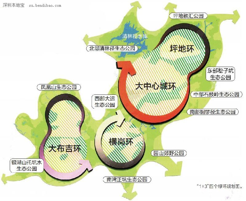 龍崗規(guī)劃四大綠環(huán) 打造山環(huán)水潤(rùn)魅力城區(qū)