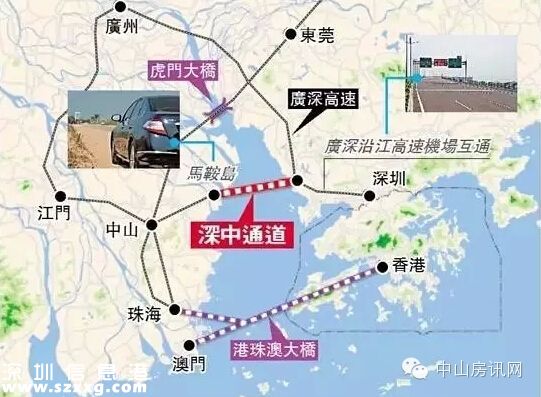 深中通道深圳(www.hnyueyi.com.cn)側接線動工 主體工程明年開工