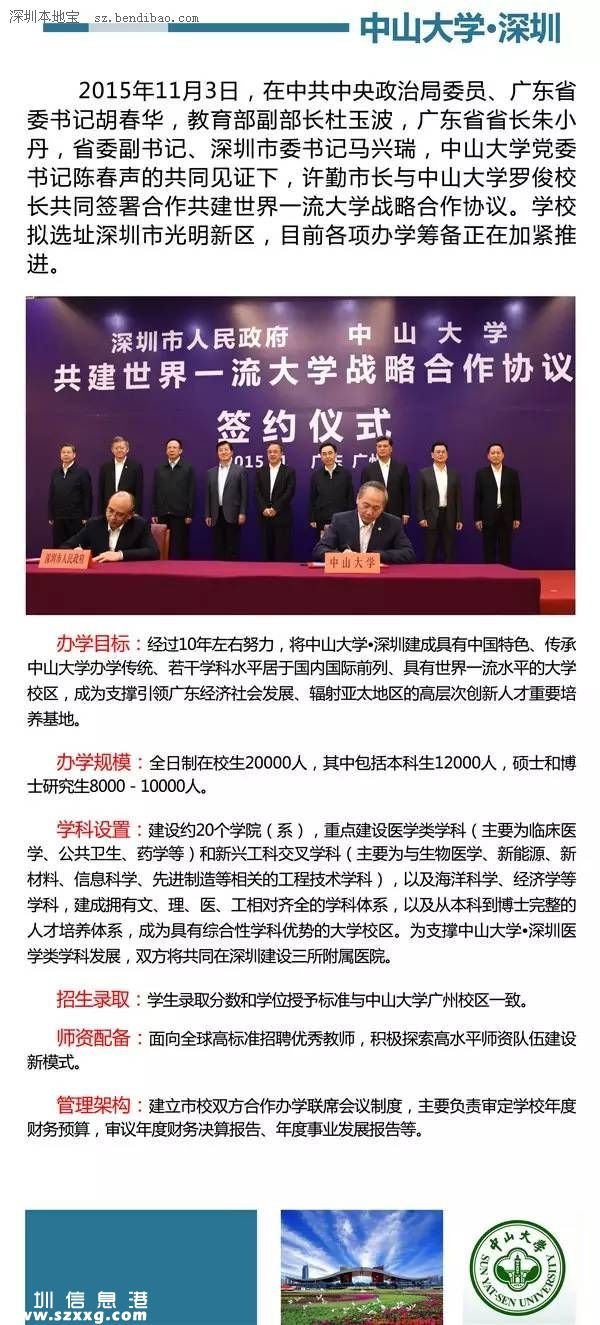 中山大學(xué)深圳(www.hnyueyi.com.cn)落地光明新區(qū) 預(yù)計(jì)2018年投入使用