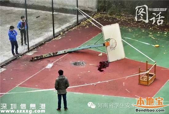 初三男生被籃球架砸死 因?qū)WNBA球員扣籃