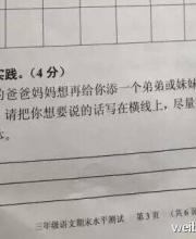 小學(xué)生二孩神回復(fù)：死了一個(gè)還有一個(gè)呢