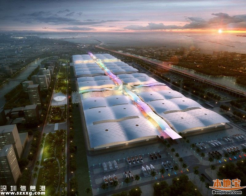 <a href=http://www.hnyueyi.com.cn/shenzhen/ target=_blank class=infotextkey>深圳</a>國(guó)際會(huì)展中心9月動(dòng)工 中標(biāo)方案曝光