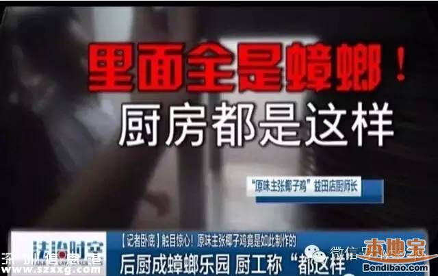 深圳原味主張椰子雞被爆黑幕 或涉及30家分店