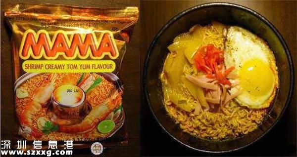 10、Mama泰式鮮蝦酸辣面