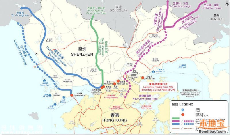 深圳東部過境高速或將免費 計劃2018年建成 