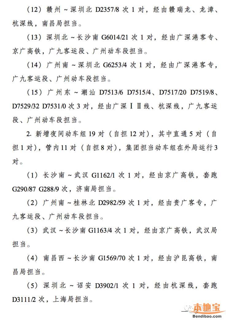 2016年5月鐵路調(diào)圖 6點亮點深圳人出行更方便