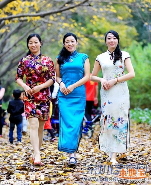 福永舉辦百人戶外旗袍秀 同時開展攝影大賽