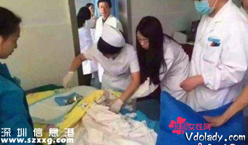 醫(yī)院公廁現(xiàn)新生兒臍帶未剪 沒穿衣服凍得直發(fā)抖