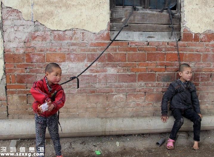 兄妹倆被拴豬圈邊 腦癱兄妹無錢治病好心塞(圖)