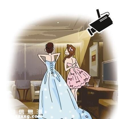 新娘酒店換衣被拍