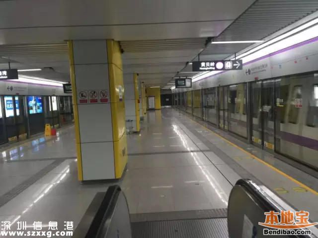 深圳最荒涼地鐵站top5 偌大的地鐵站竟沒有人