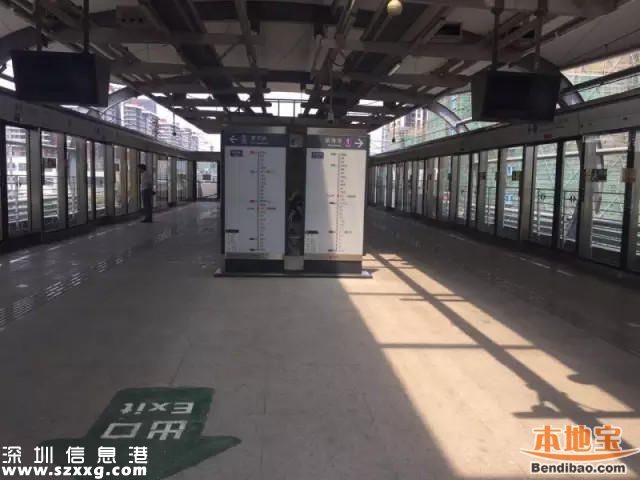 深圳最荒涼地鐵站top5 偌大的地鐵站竟沒有人