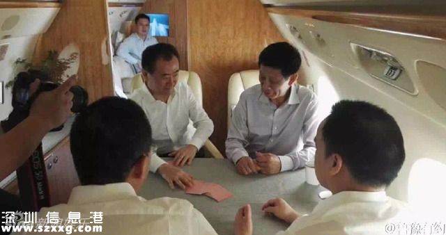 王健林直播斗地主 私人飛機(jī)機(jī)內(nèi)場(chǎng)景曝光(組圖)