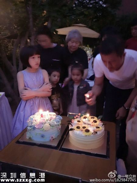 李嫣10歲啦！李亞鵬為其開派對(duì)慶生