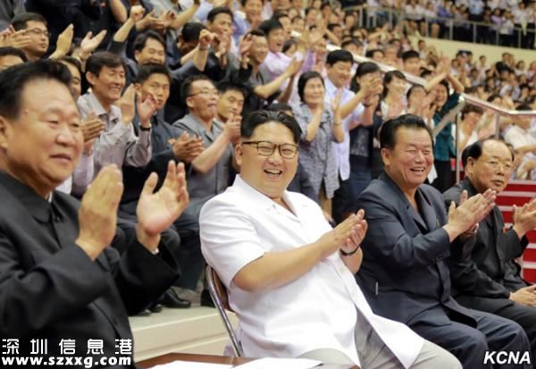 金正恩觀看中朝籃球友誼賽 中國隊(duì)?wèi)?zhàn)敗