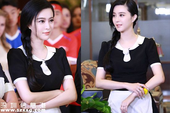 范冰冰女仆裝驚艷